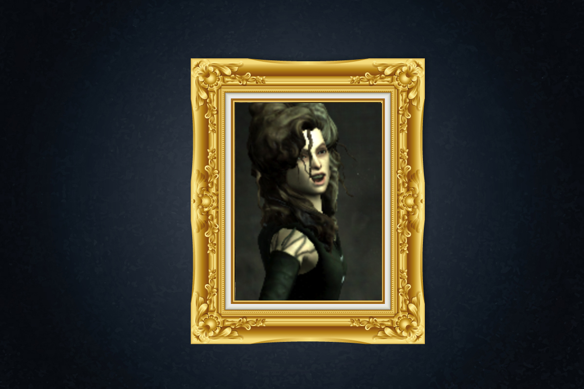 Ritratto di Bellatrix Lestrange (o Bellatrix Black) (Villa Malfoy) 