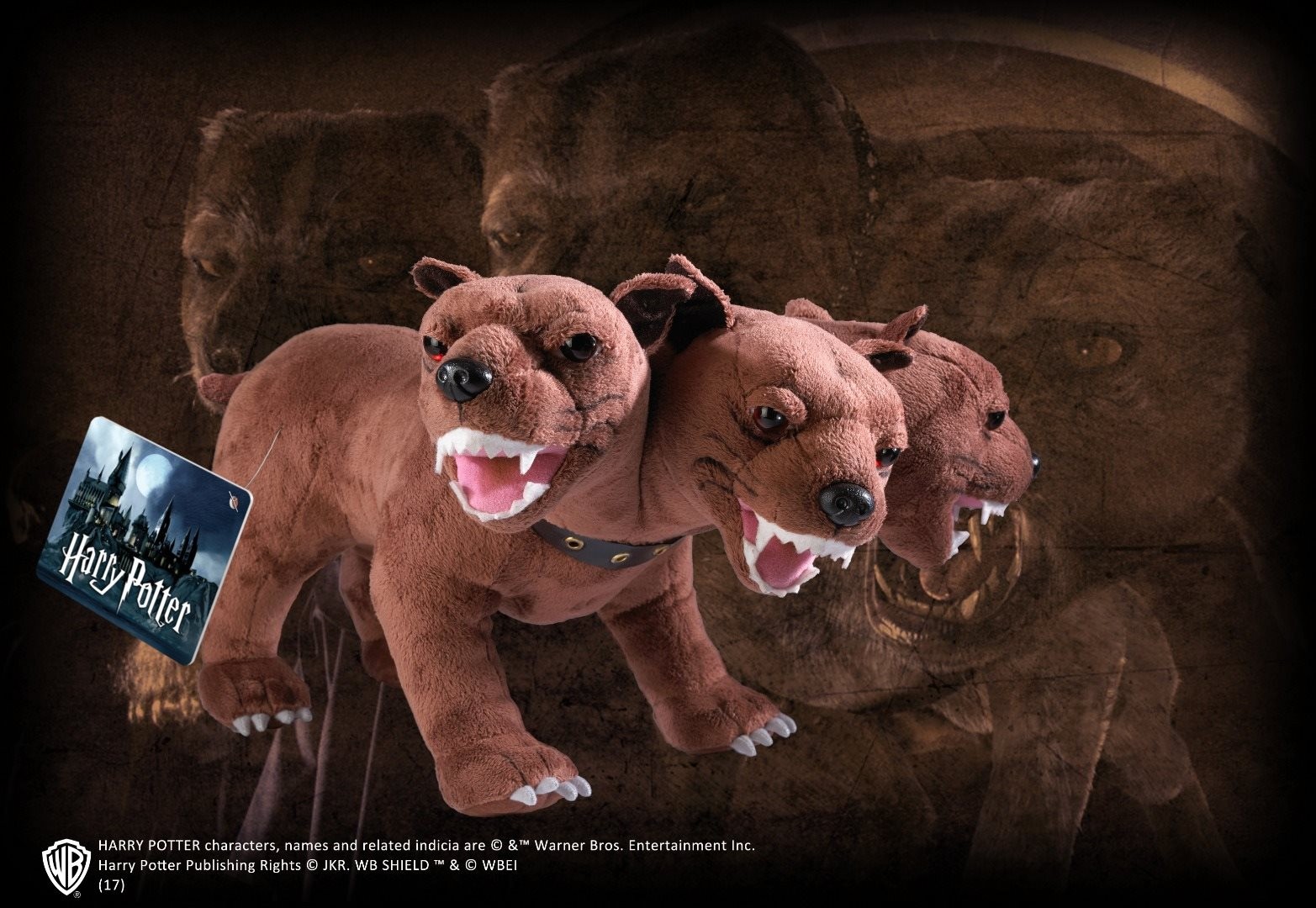 In The Wizarding World of Harry Potter, è possibile acquistare una versione peluche di Fluffy. 