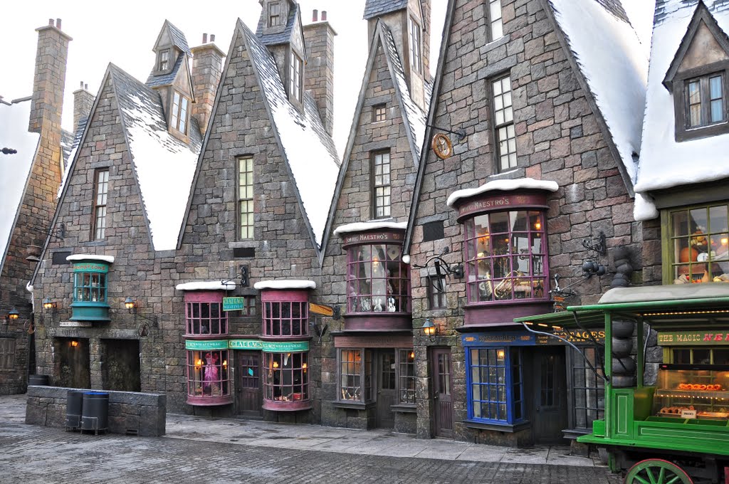 Il villaggio di Hogsmeade | Copyright © Potterandmore.com