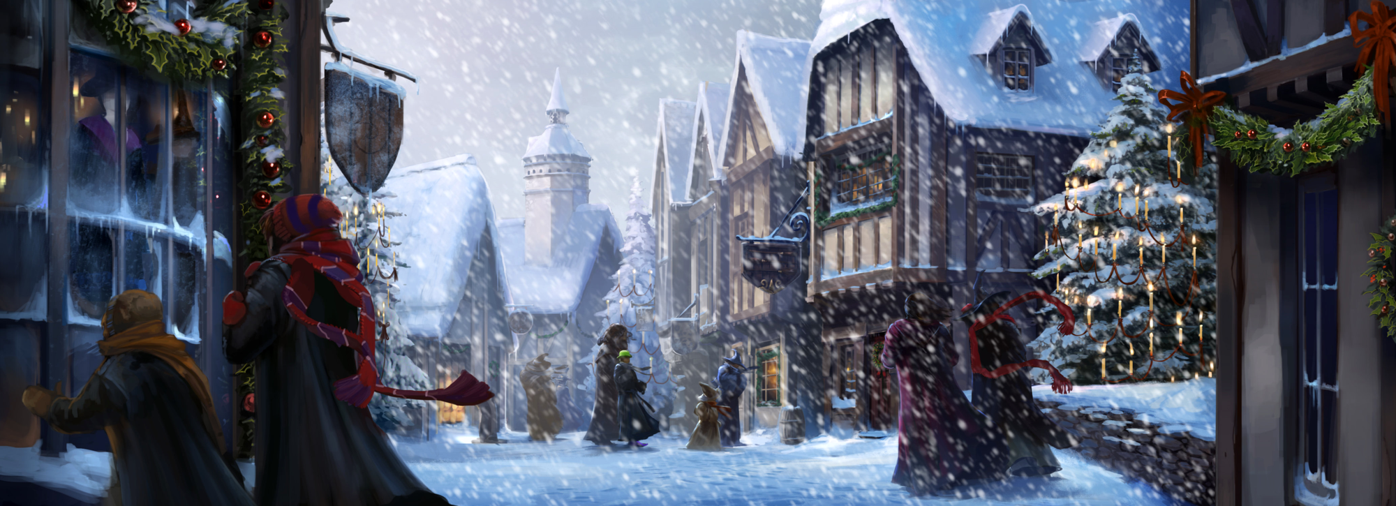 Il villaggio di Hogsmeade | Copyright © Potterandmore.com