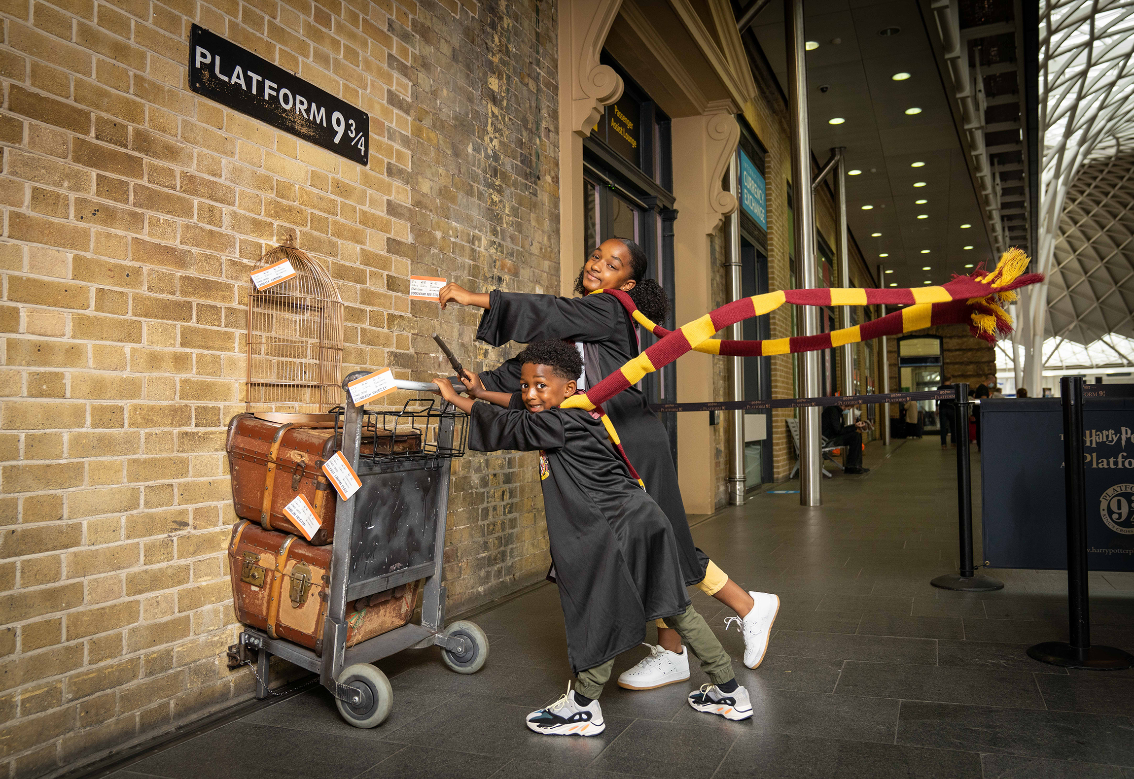 Il carrello Platform 9 ¾ sta per fare un tour nel Regno Unito