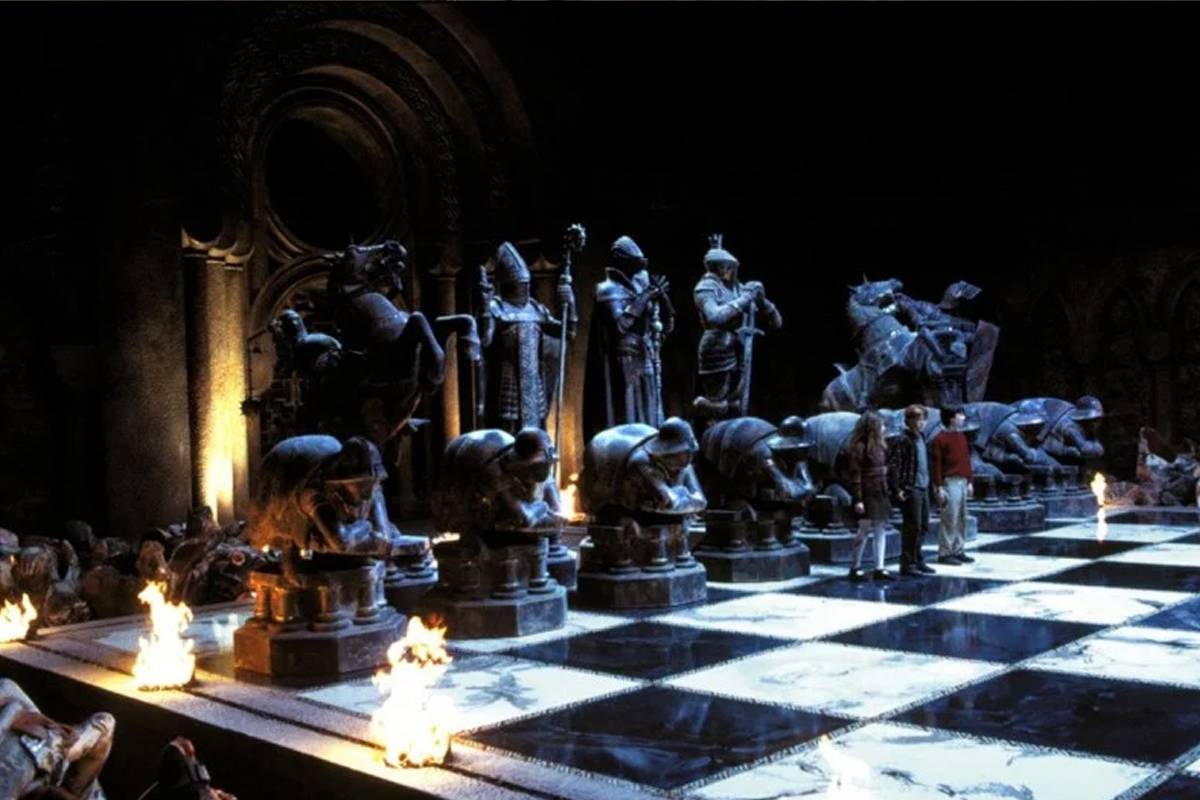 Camera degli Scacchi  Statue degli Scacchi magici (o Chessboard Chamber)