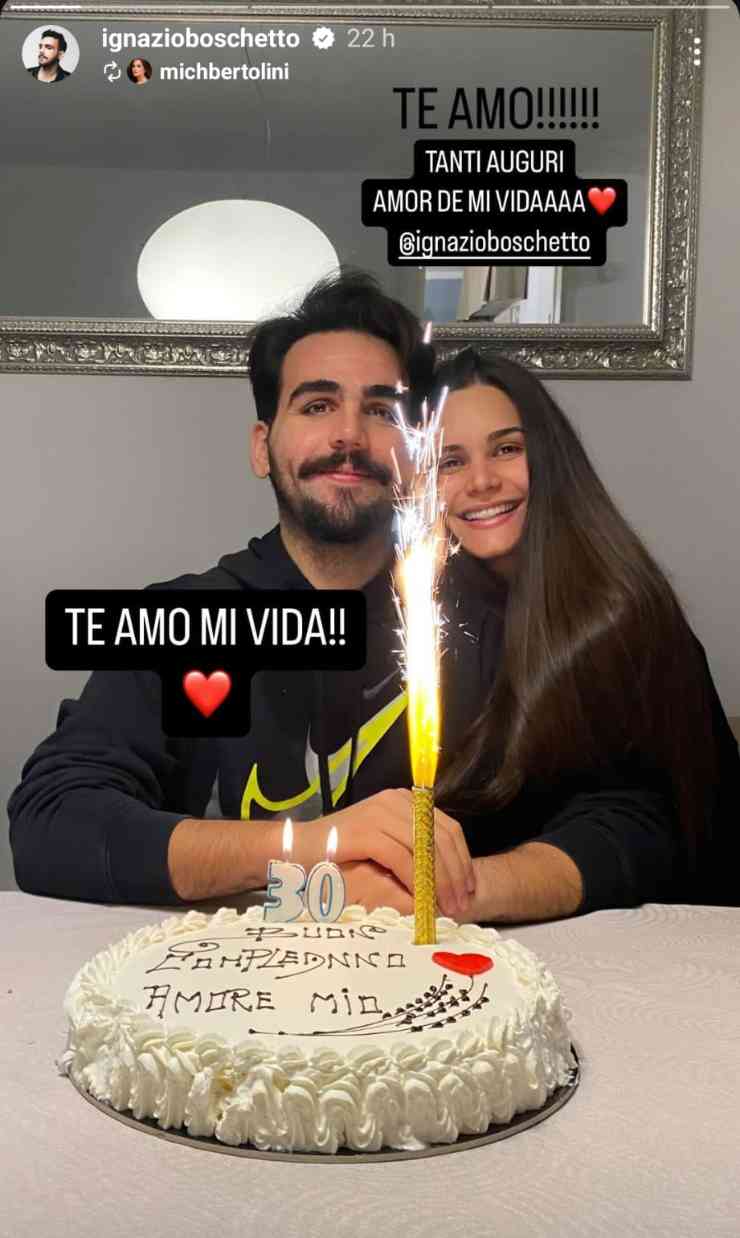 Ignazio Boschetto auguri moglie