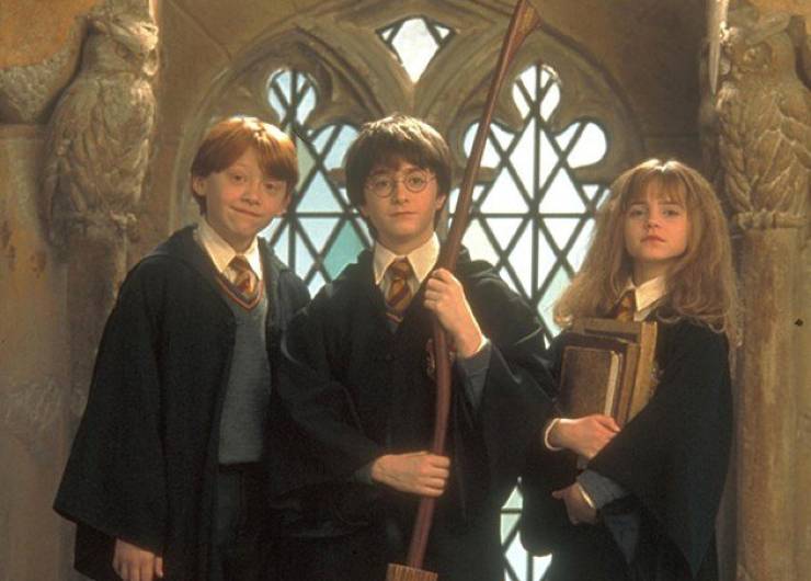 Ron, Harry e Hermione 